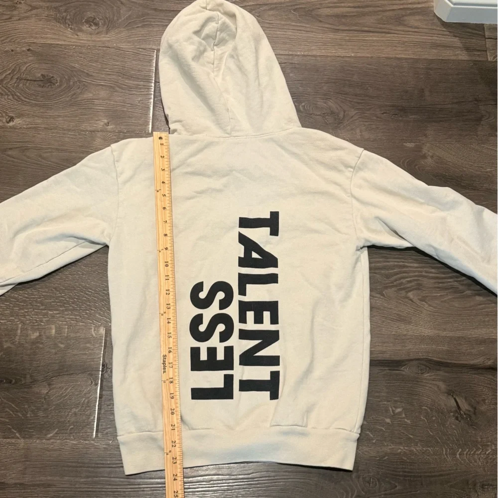 Cream Unisex Talentless hoodie - Picture 4 of 5